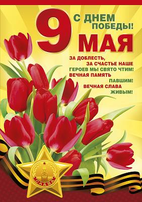 плакат 9 мая